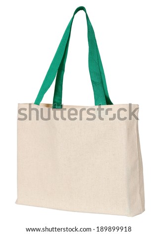 fabric bag isolated on white background with clipping path - stock ...