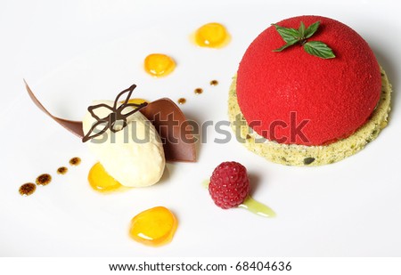 Watch Mango Rice Pudding with Chocolate Shavings video Watch Mango Rice Pudding with Chocolate Shavings video