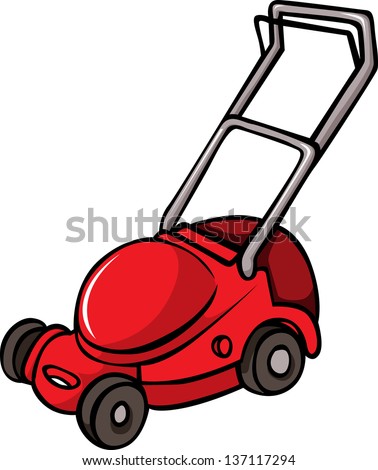 Lawn Mower - stock vector