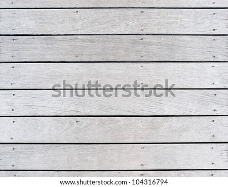 boat dock's old weathered and faded wood decking. Features the 