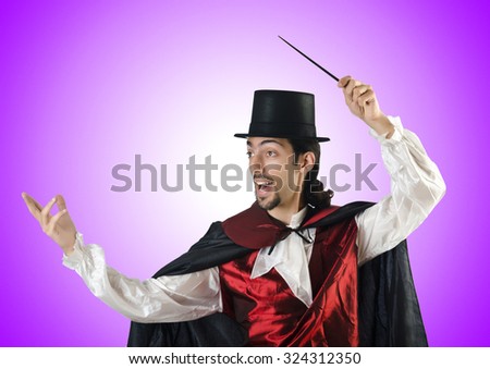 magician tricks doing wizard hat shutterstock