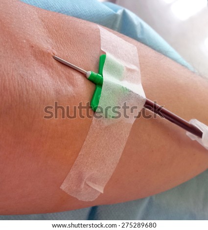 needle blood plasmapheresis donation arm donor hospital during into shutterstock