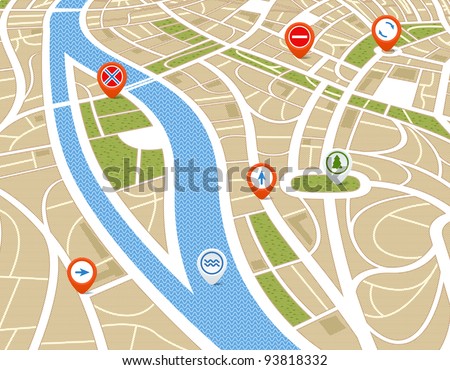 Map Coordinates Stock Photos, Images, &amp; Pictures | Shutterstock