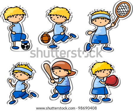 Cartoon Sport Icon Stock Vector 75197332 - Shutterstock