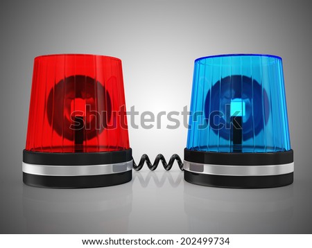 blue red lights flashing police siren system background shutterstock