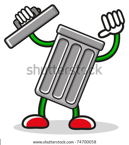 Trash Cans Cartoon Stock Photos, Images, & Pictures | Shutterstock