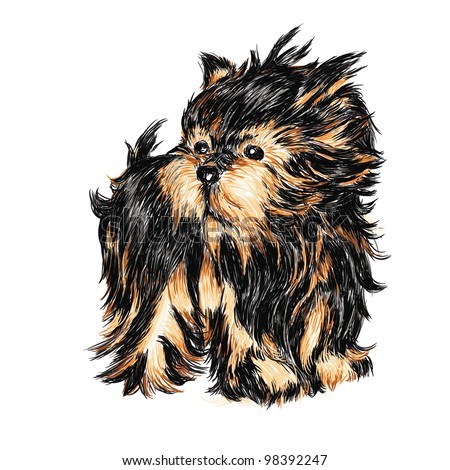 "cute Cartoon Yorkie" Stock Images, Royalty-Free Images & Vectors