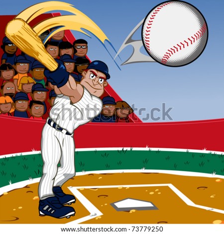 Baseball cartoon Stock Photos, Images, & Pictures | Shutterstock