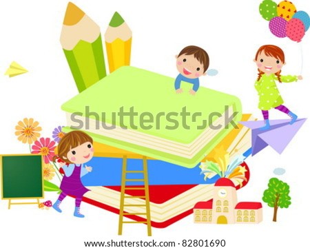 Illustration Stickman Kids Making Arts Crafts Stock Vector 145485448 