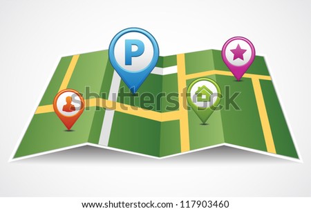 Cartoon Street Map Stock Photos, Images, & Pictures 