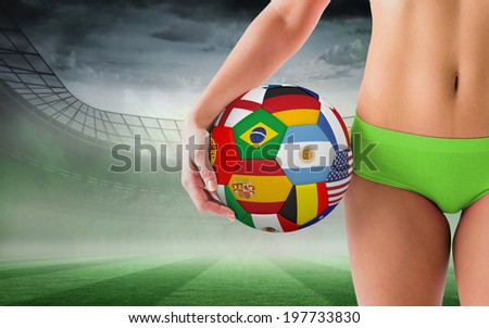 Composite Image Fit Girl Green Bikini Stock Photo 197733881 Shutterstock