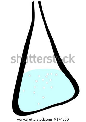 Erlenmeyer Flask Bubbles Clip Art Part Gambar Animasi