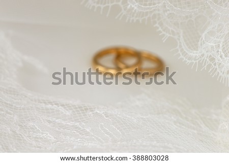 embroidered wedding rings