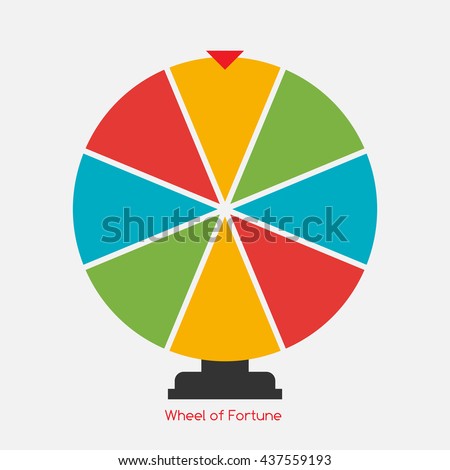 Wheel of Fortune, Lucky Icon. Vector Illustration EPS10 - stock vector Wheel of Fortune, Lucky Icon. Vector Illustration EPS10 - stock vector