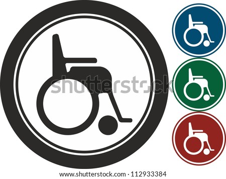 Wheelchair Icon Stock Photos, Images, & Pictures | Shutterstock
