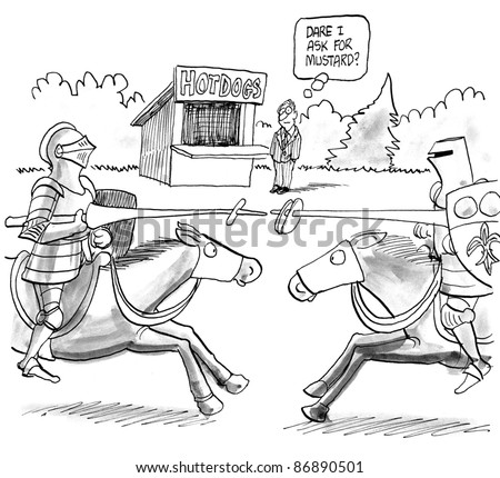 Conflict resolution cartoons Stock Photos, Images, & Pictures