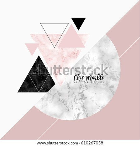 Minimalistic Marble Modern Shapes Vector Design Minimalistic Marble Modern Shapes Vector Design