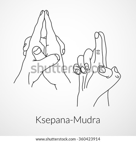 mudras drawing