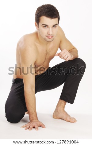 Man Kneeling Stock Photos, Images, & Pictures | Shutterstock