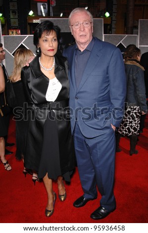 ... CAINE & wife SHAKIRA at the...