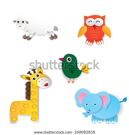 Cute Colorful Alphabet Letter D Set Stock Vector 232410367 - Shutterstock