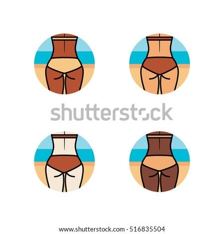 buttocks drawing