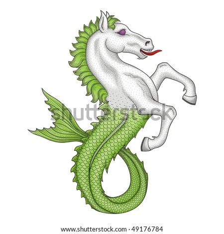 Horsefish Vector Stock Vector 5002726 - Shutterstock