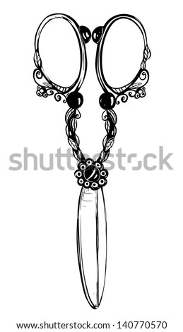 Vintage scissors Stock Photos, Images, & Pictures | Shutterstock