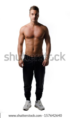 lick me donut and cookies full body nude man standing