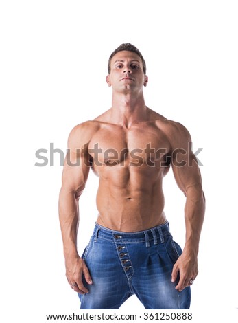 Muscular Young Naked Sexy Boy Posing Stock Photo 92182393 