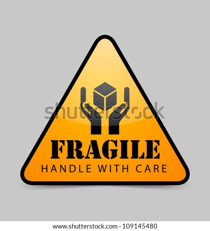 Fragile Sticker Stock Photos, Images, & Pictures | Shutterstock