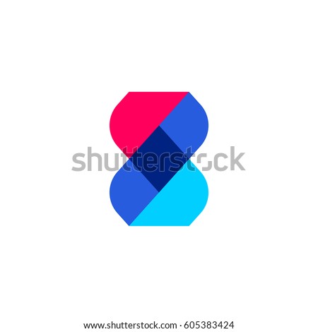 DNA abstract genetic molecule. Medical or biotechnology vector logo mark template or icon DNA abstract genetic molecule. Medical or biotechnology vector logo mark template or icon