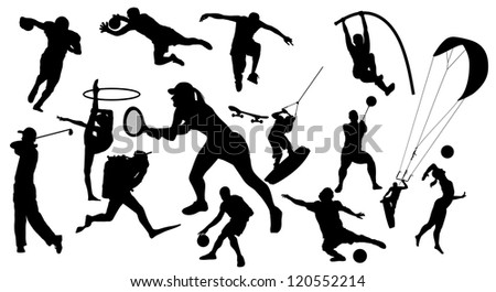 Sports Silhouette Stock Photos, Images, & Pictures | Shutterstock