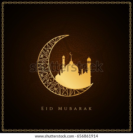 Abstract religious Eid Mubarak background Abstract religious Eid Mubarak background