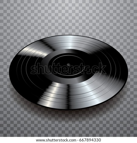 Vector Realistic Lp Vinyl Record Blank Stock Vector 55573291 - Shutterstock