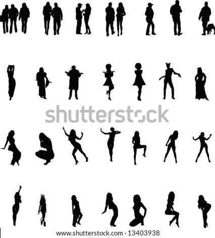 Nude Silhouettes Of People 62
