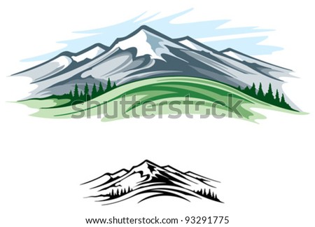 Mountains Vector Stock Photos, Images, & Pictures | Shutterstock