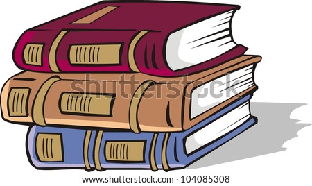 Cartoon Stack Of Books Stock Photos, Images, & Pictures | Shutterstock