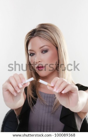 Dating a smoking woman