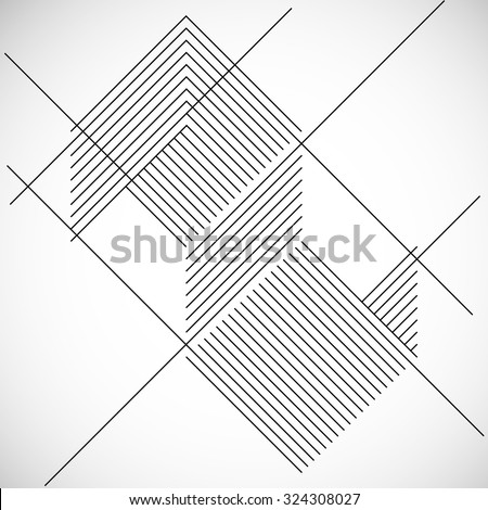 Abstract Hipster Lines Background . Vector Line Design . - stock vector Abstract Hipster Lines Background . Vector Line Design . - stock vector