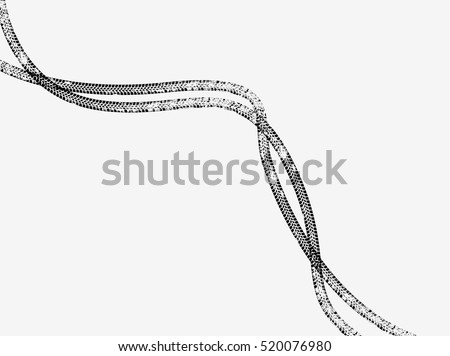 Vector Print Textured Tire Track . Design Element .Bike thread silhouette Vector Print Textured Tire Track . Design Element .Bike thread silhouette