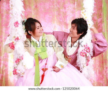 woman and man asian girl hanbok cute girl cute girl