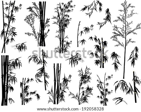 Bamboo Silhouette Stock Photos, Images, & Pictures | Shutterstock