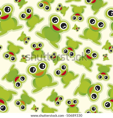 Frogs Pattern Seamless Wallpaper Stock Photos, Images, & Pictures