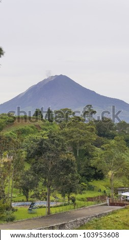 Download this Sinabung Sinabong Volcano Gundaling Brastagi North Sumatra picture