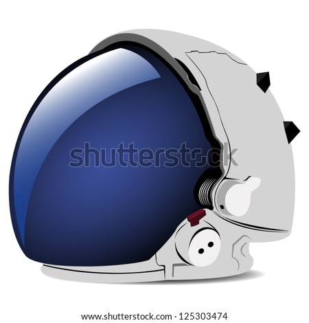Space helmet Free Vector / 4Vector