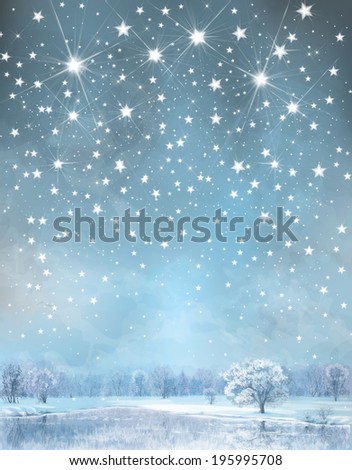 vector winter background