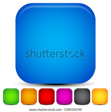 Green Square Icon Gradient clip art Free Vector / 4Vector
