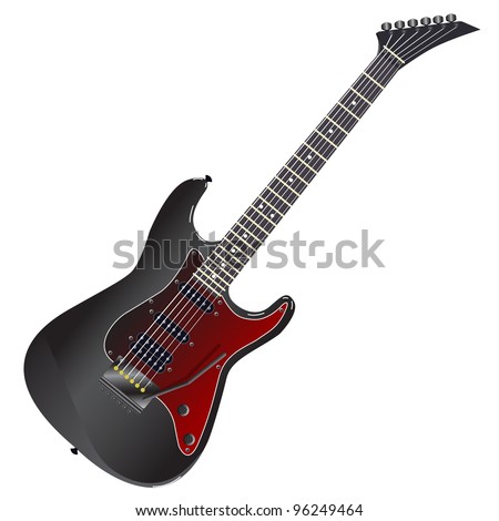 Fender Stratocaster Vector Image | 123Freevectors