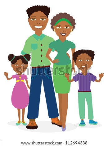free clipart african american family - photo #19